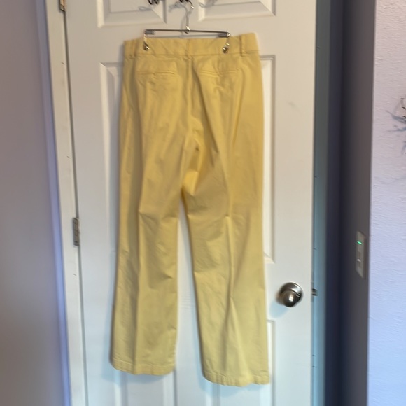 JM Collection yellow trousers size 10 - Picture 2 of 4